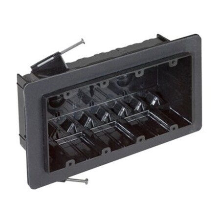 Abb Electrical Box Cover, 4 Gangs, Rectangular, Non-Metallic FN-460-VR